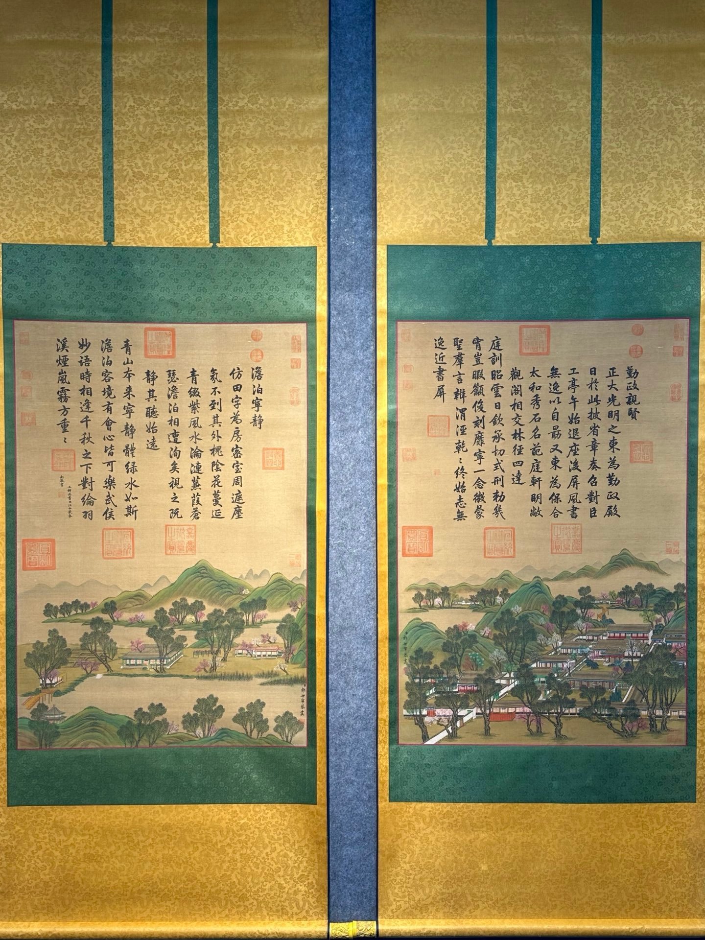 Chinese scroll painting Giuseppe