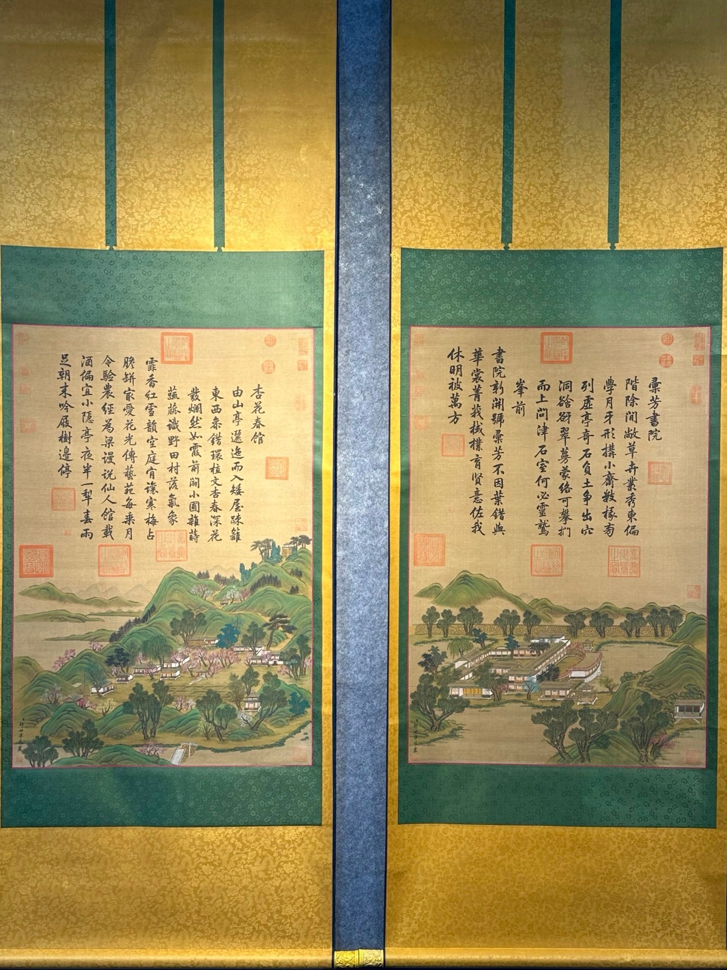 Chinese scroll painting Giuseppe