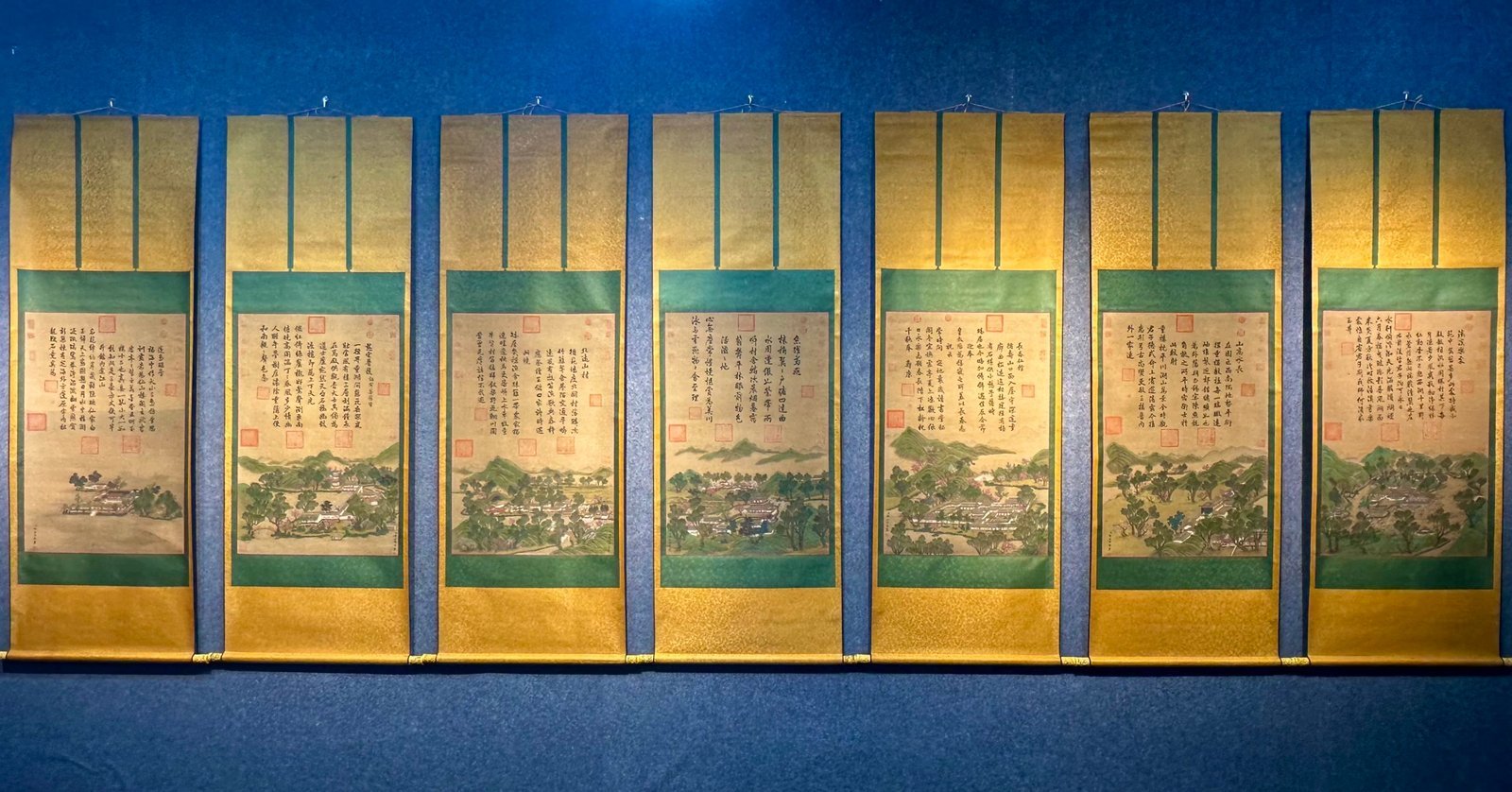 Chinese scroll painting Giuseppe