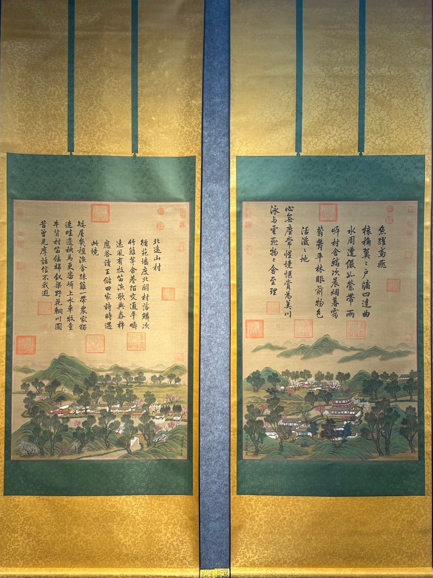 Chinese scroll painting Giuseppe