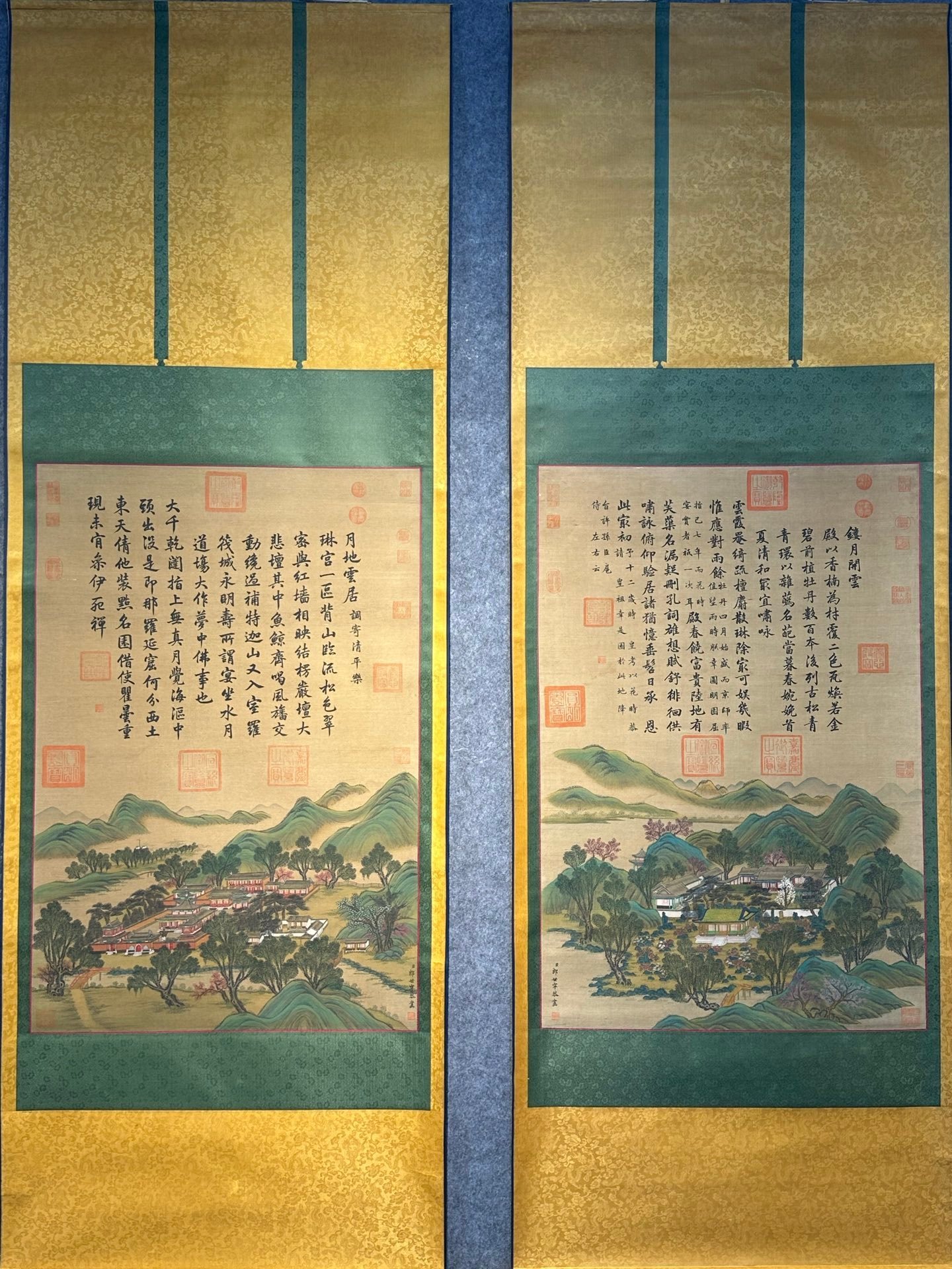 Chinese scroll painting Giuseppe