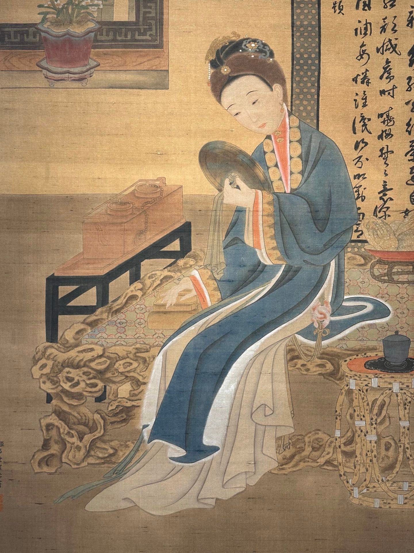 Chinese scroll painting Giuseppe