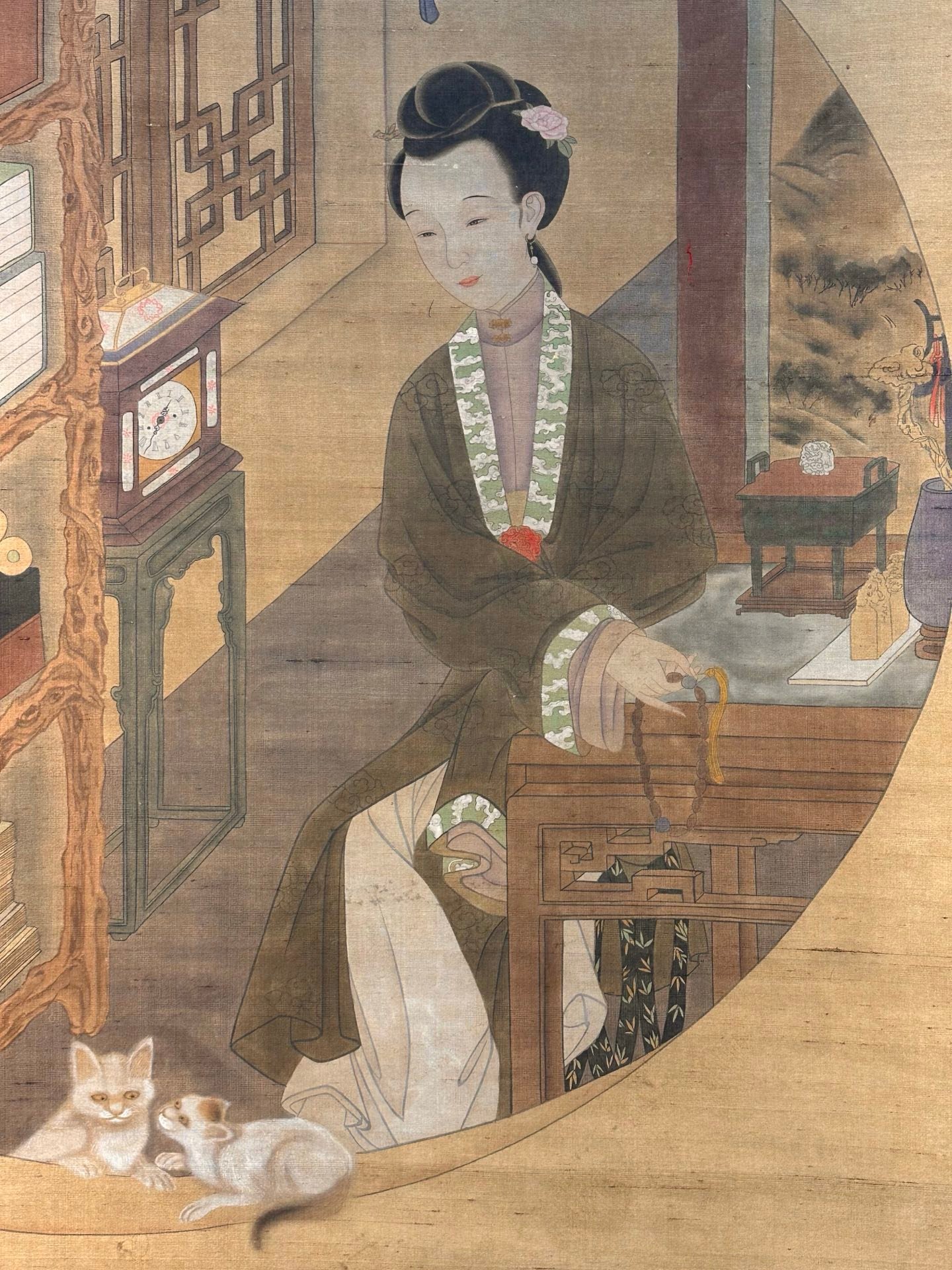 Chinese scroll painting Giuseppe