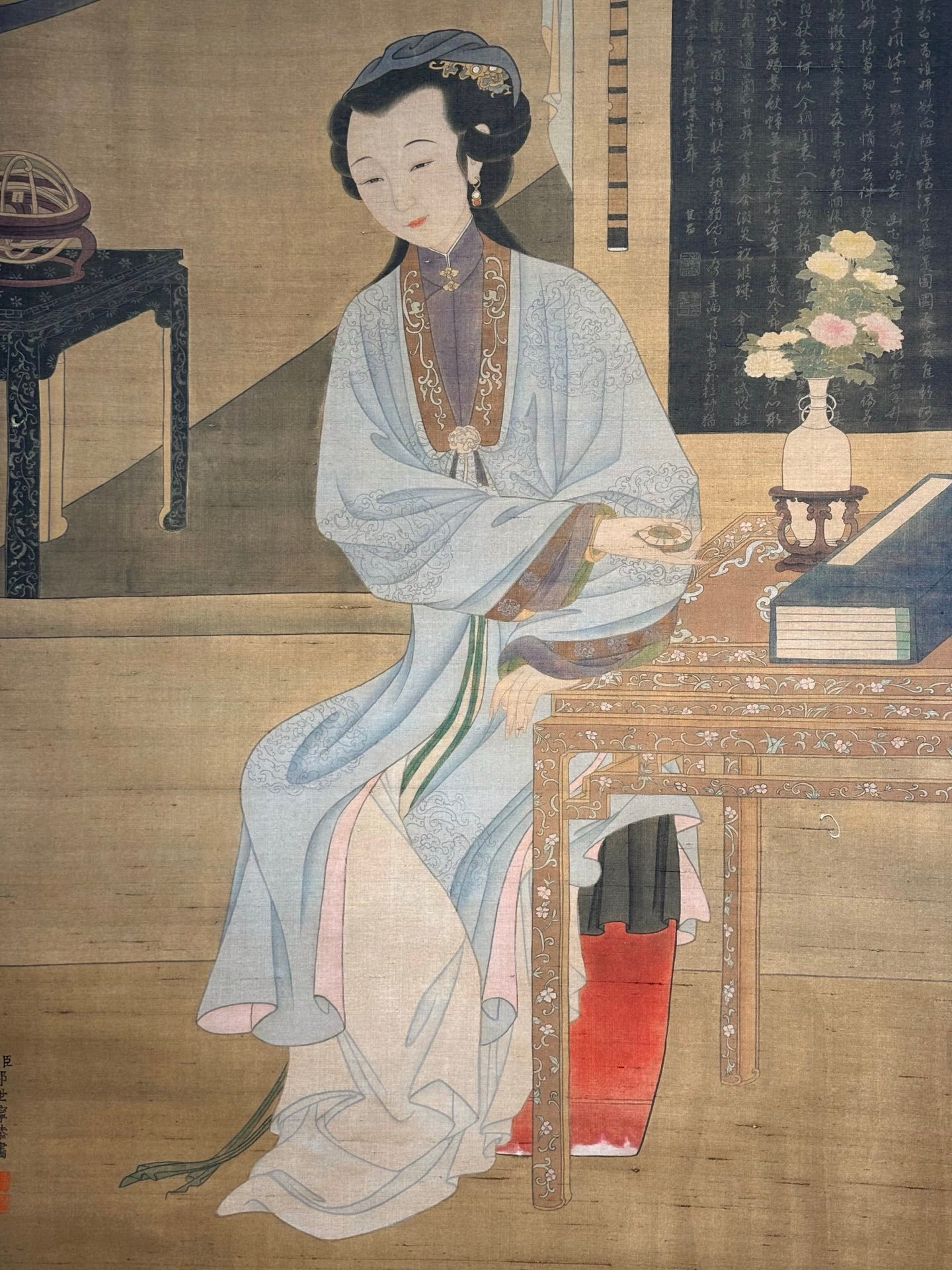 Chinese scroll painting Giuseppe