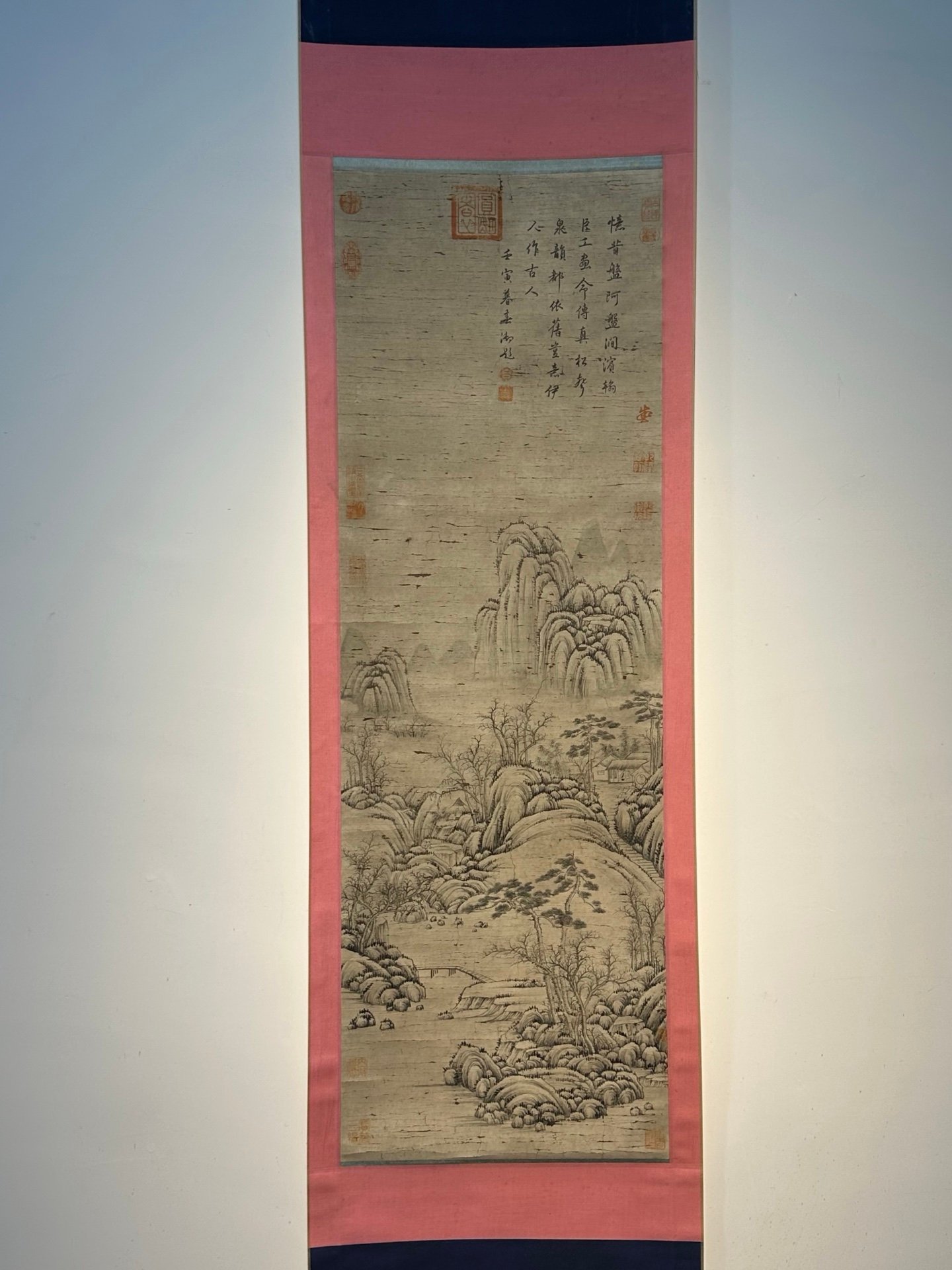Chinese scroll painting Qian Weicheng