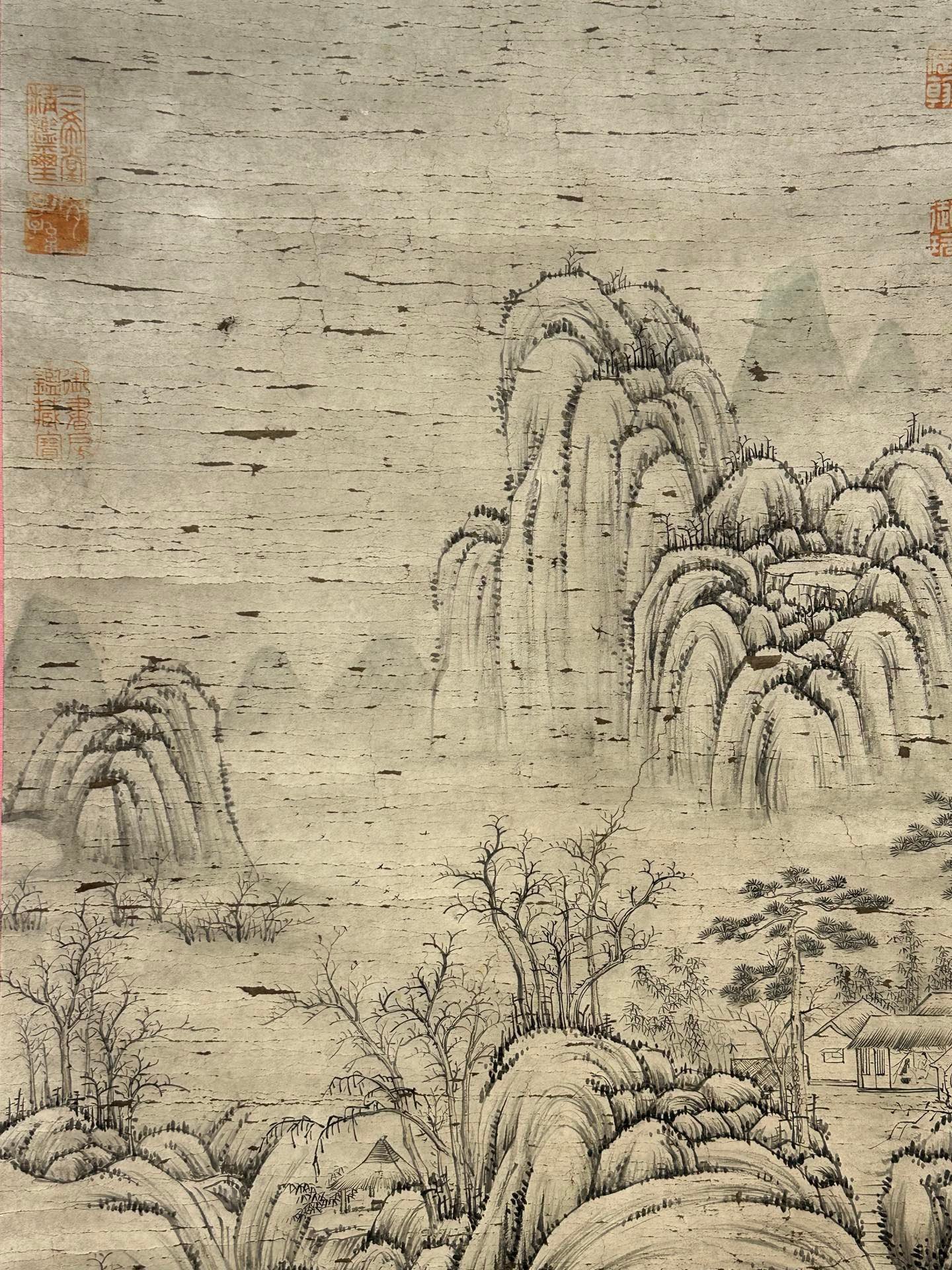 Chinese scroll painting Qian Weicheng