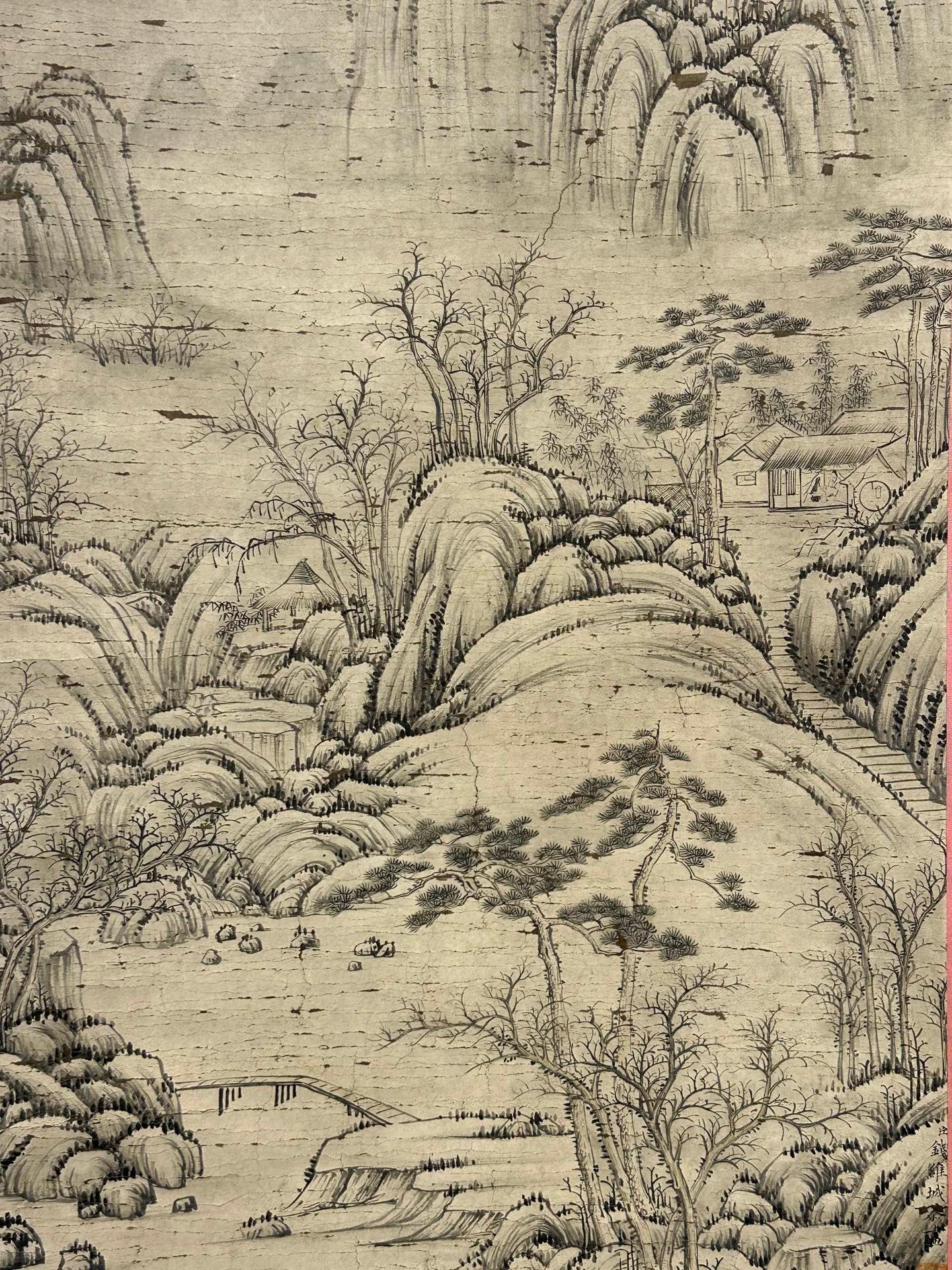 Chinese scroll painting Qian Weicheng