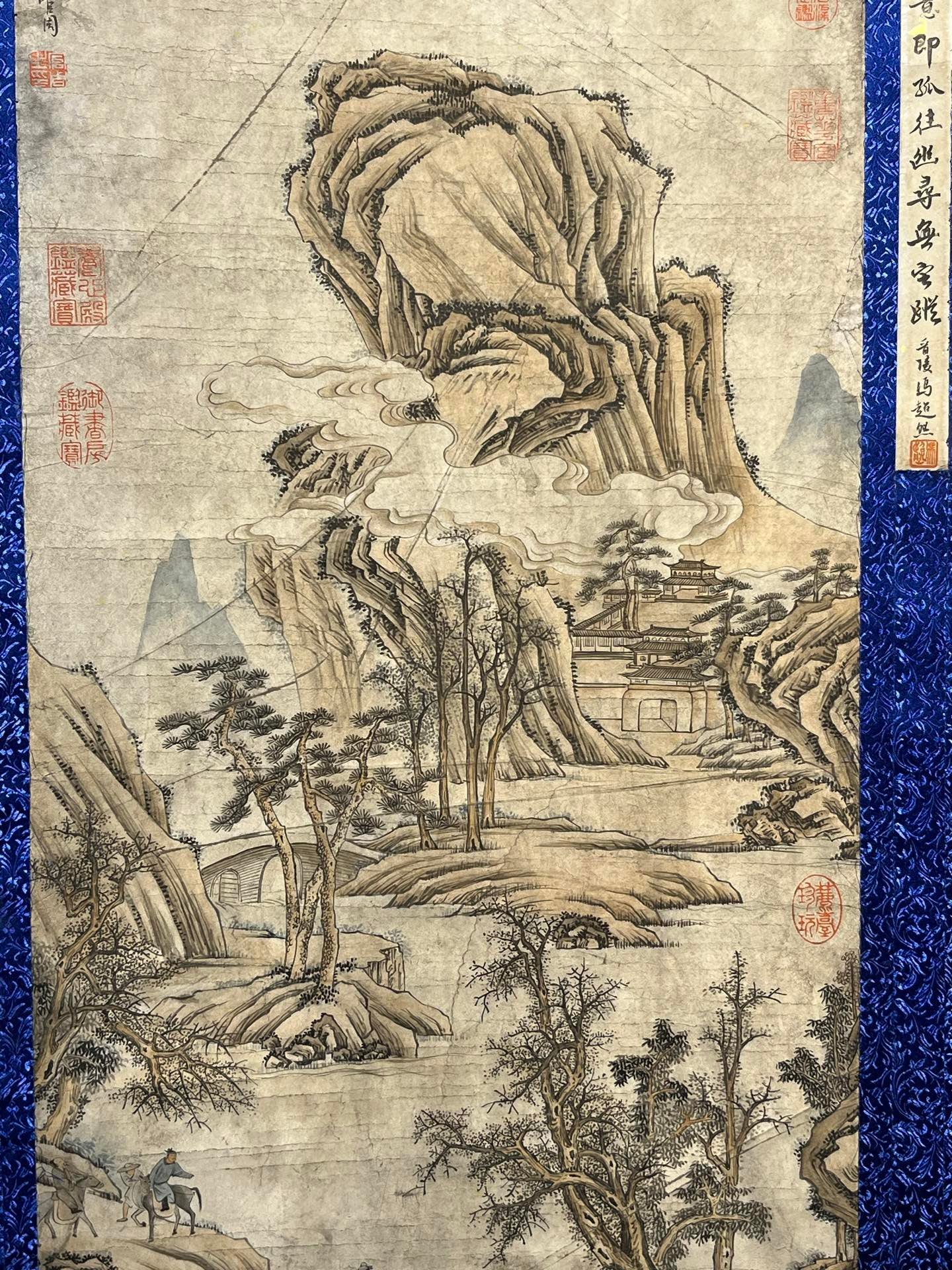 Chinese scroll painting Shangguan Zhou