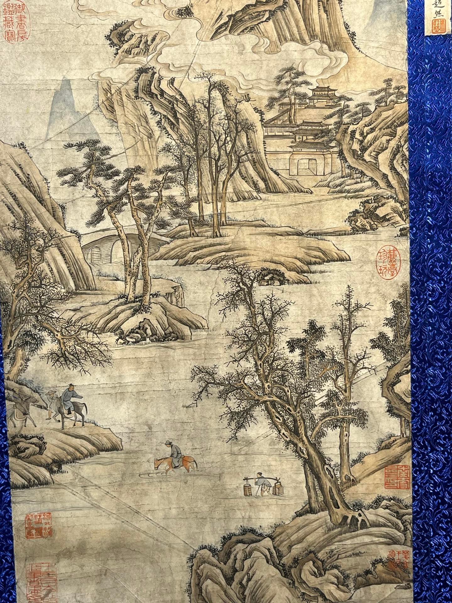 Chinese scroll painting Shangguan Zhou