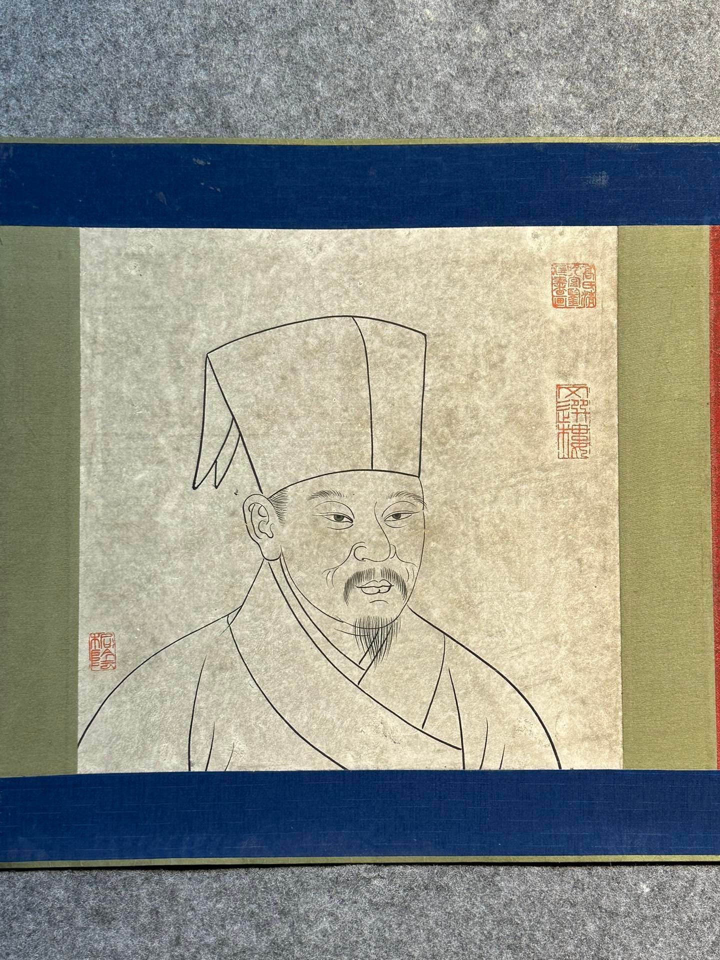 Chinese scroll painting Su Che