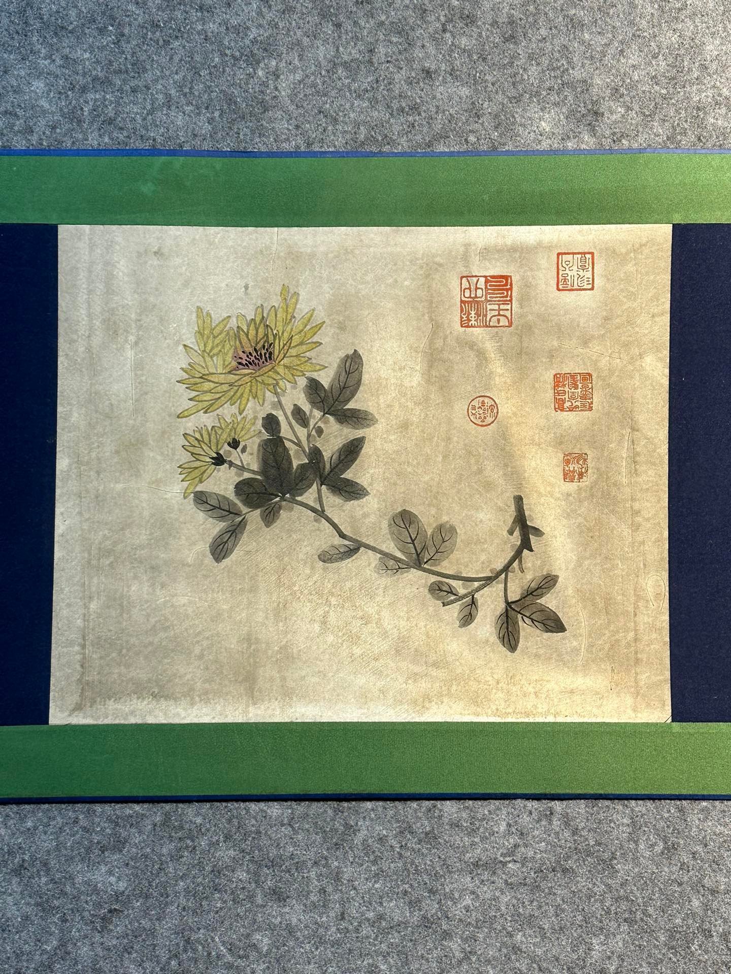 Chinese scroll painting Lu You