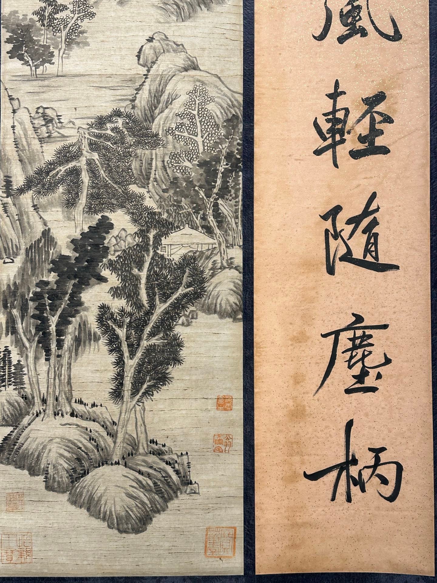 Chinese scroll painting Ba Da Shan Ren