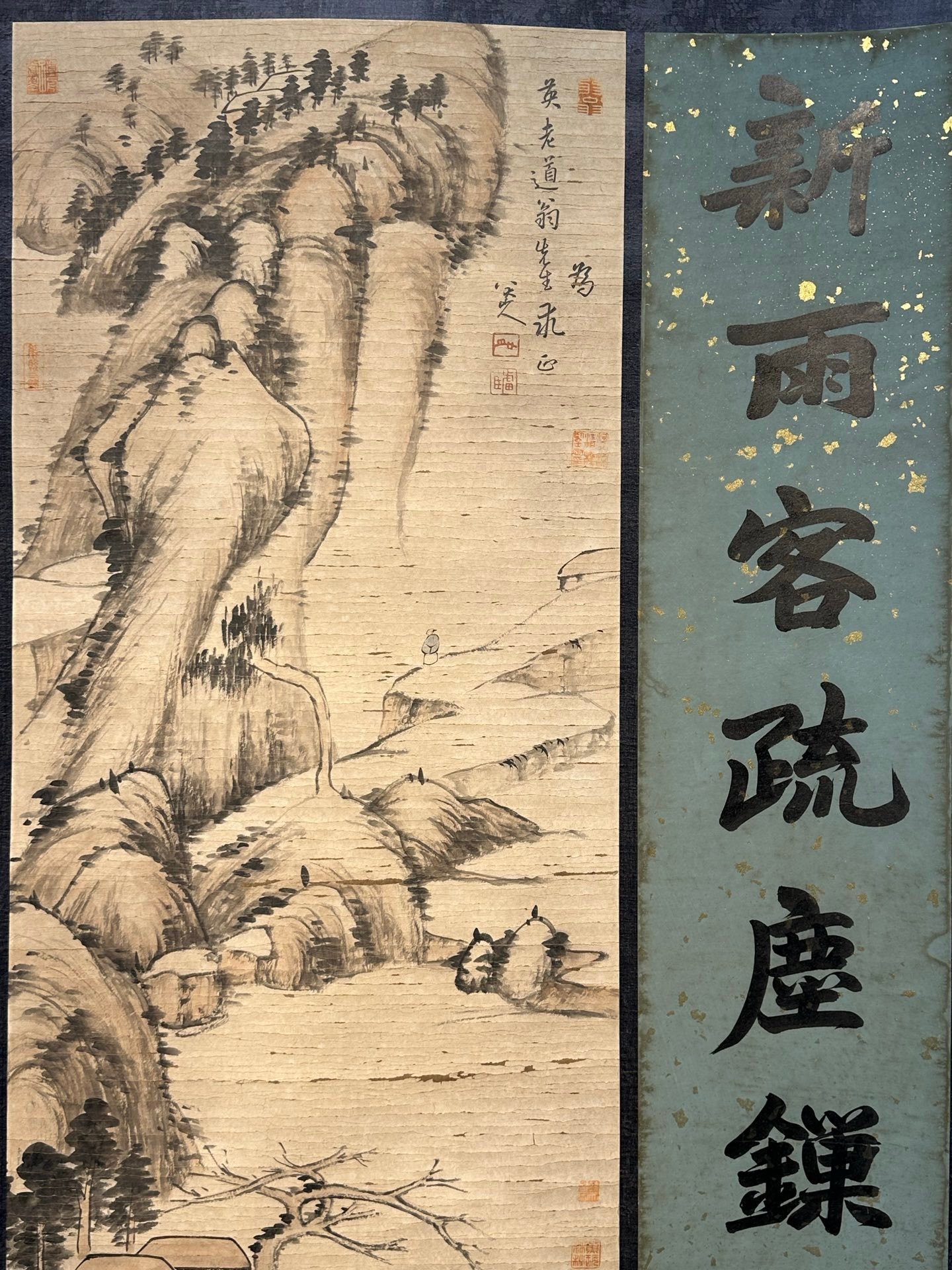 Chinese scroll painting Ba Da Shan Ren