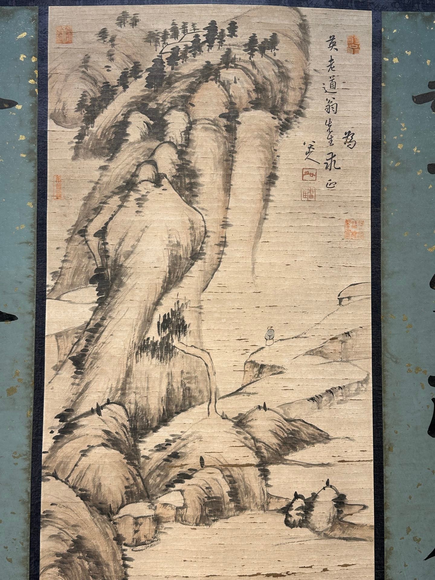 Chinese scroll painting Ba Da Shan Ren