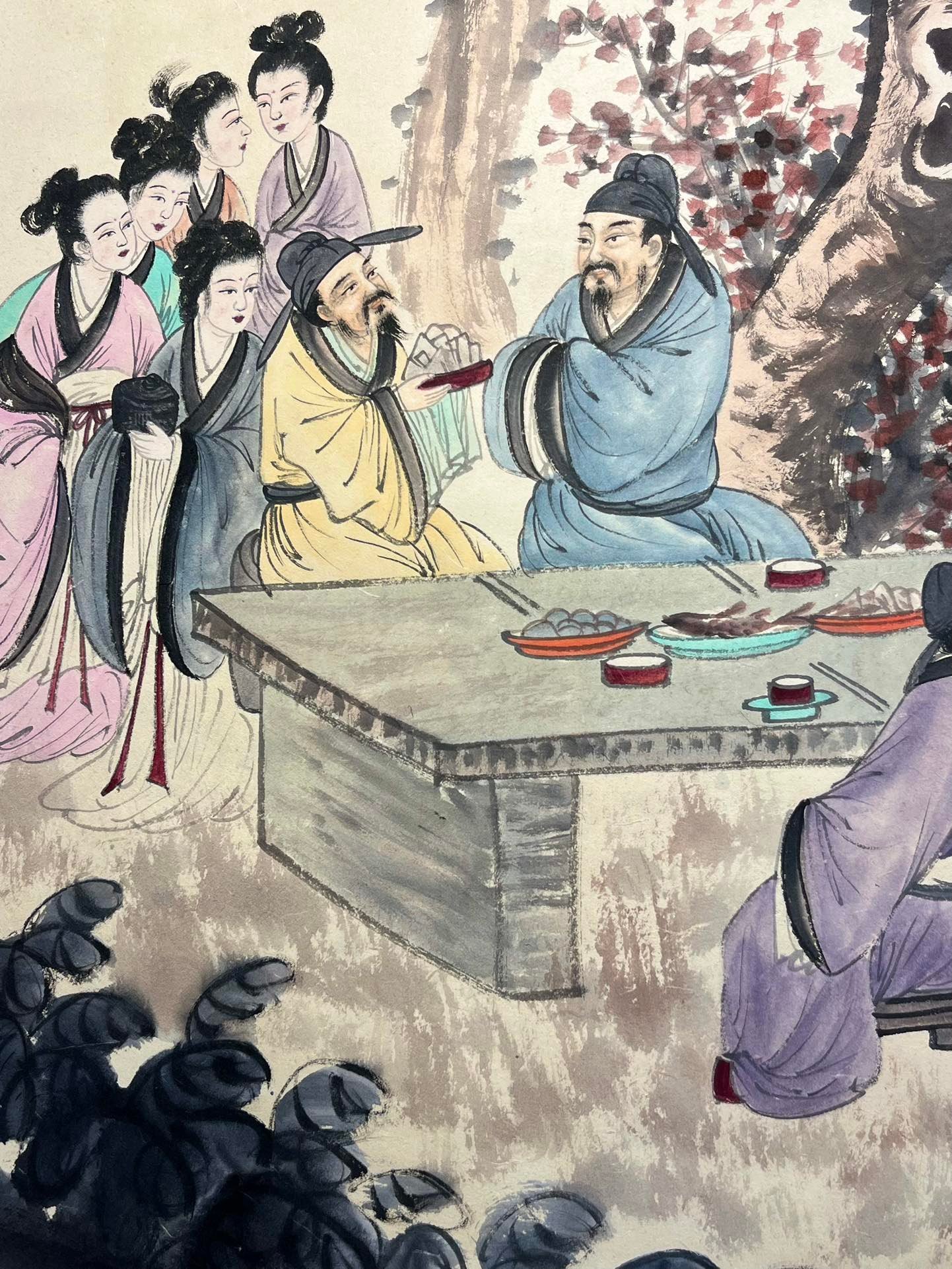 Chinese scroll painting Fu Baoshi