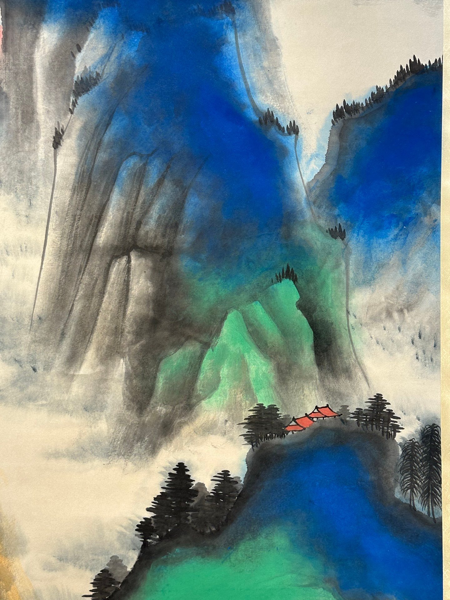 Chinese scroll painting Zhang Daqian