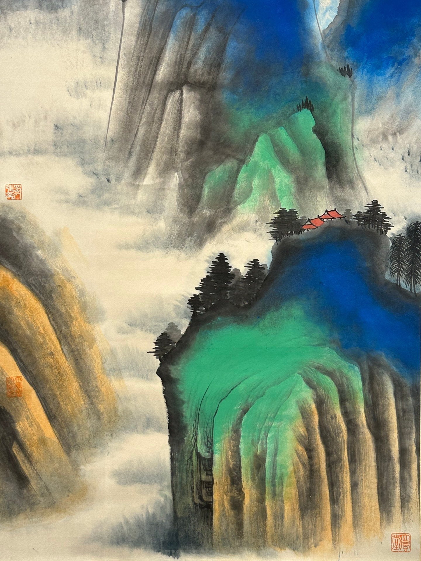 Chinese scroll painting Zhang Daqian