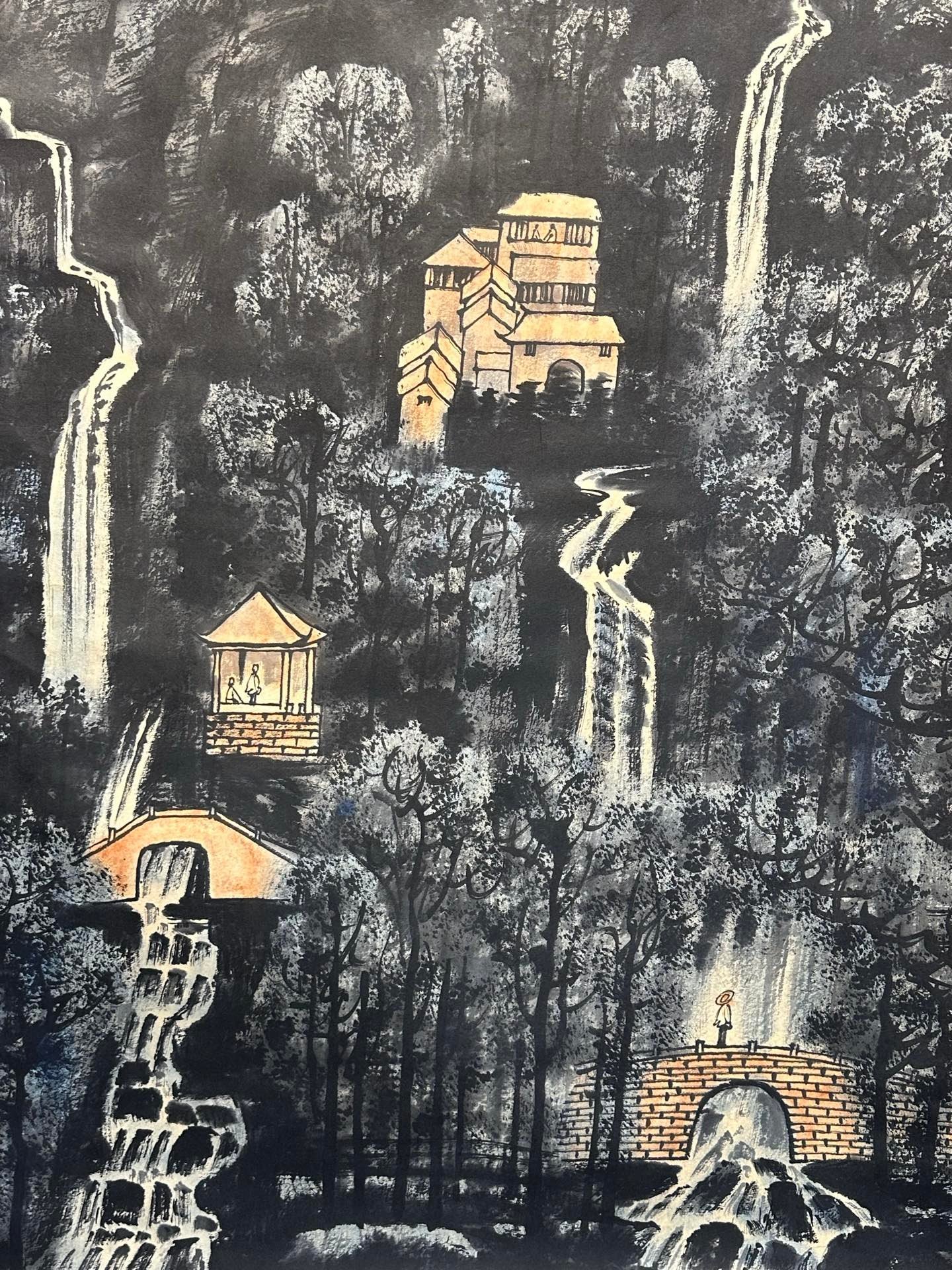Chinese scroll painting Li Keran