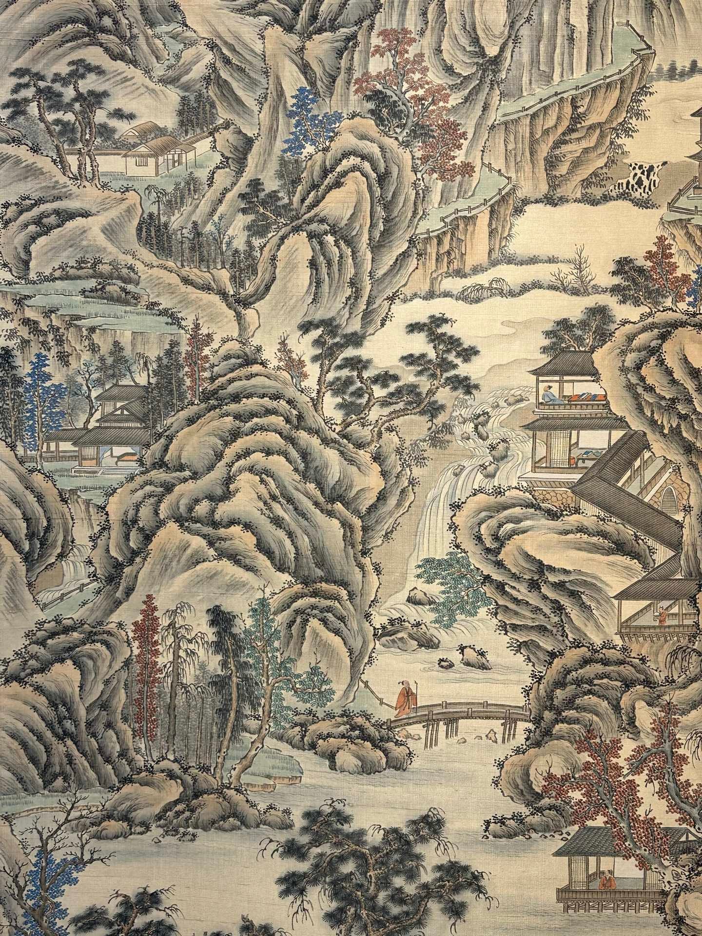 Chinese scroll painting Zhang Daqian