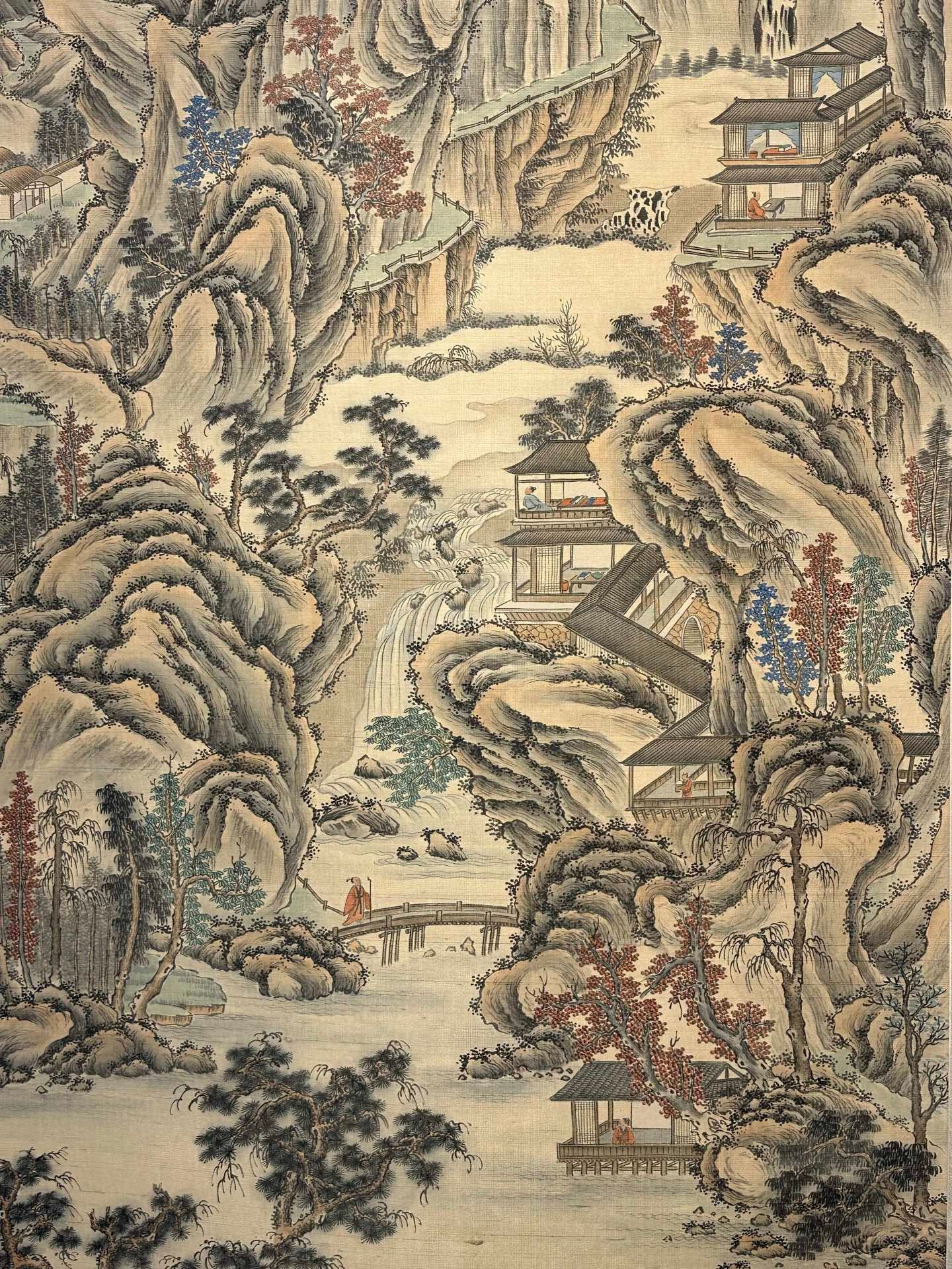 Chinese scroll painting Zhang Daqian