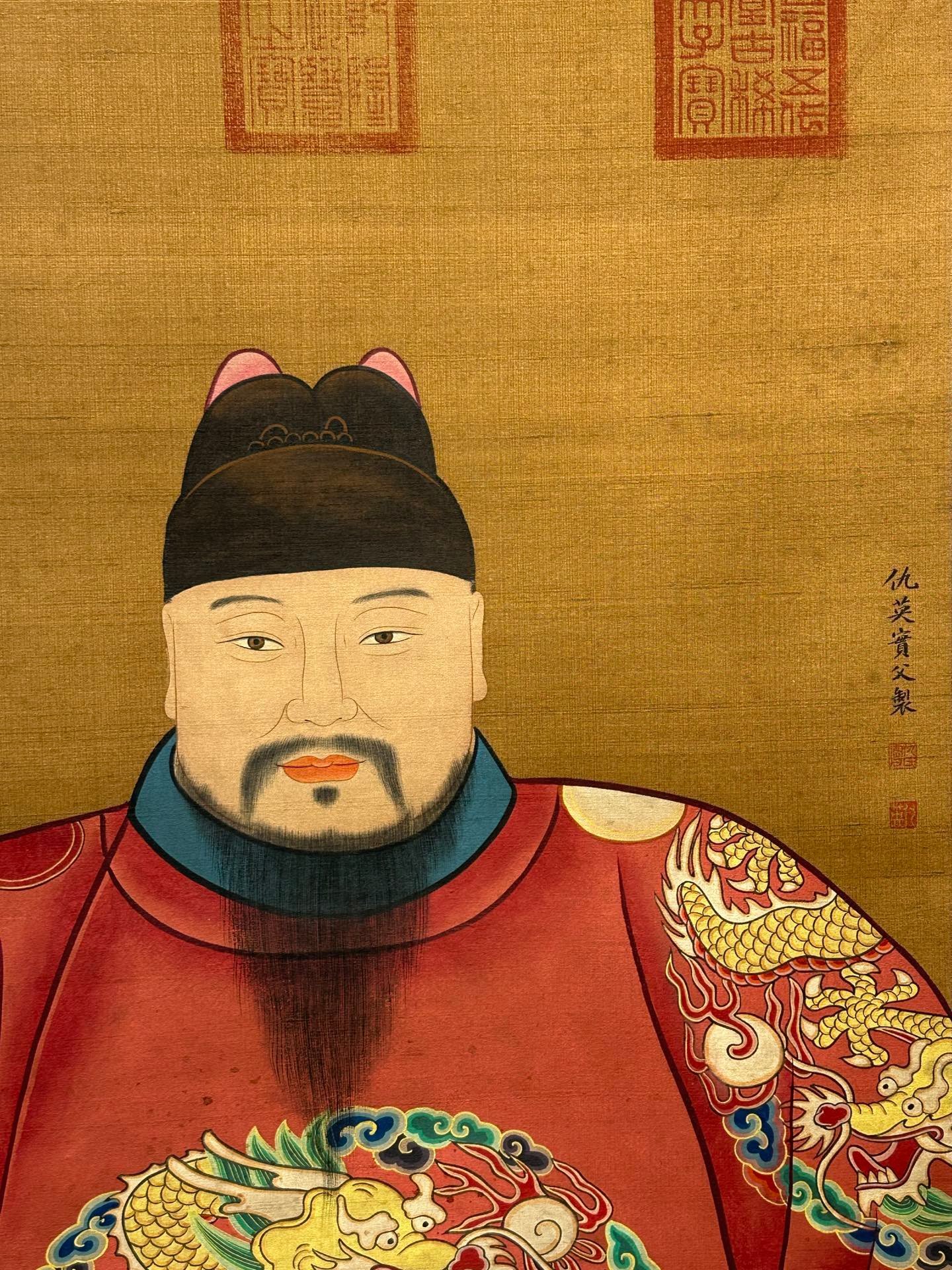 Chinese scroll painting Qiu Ying