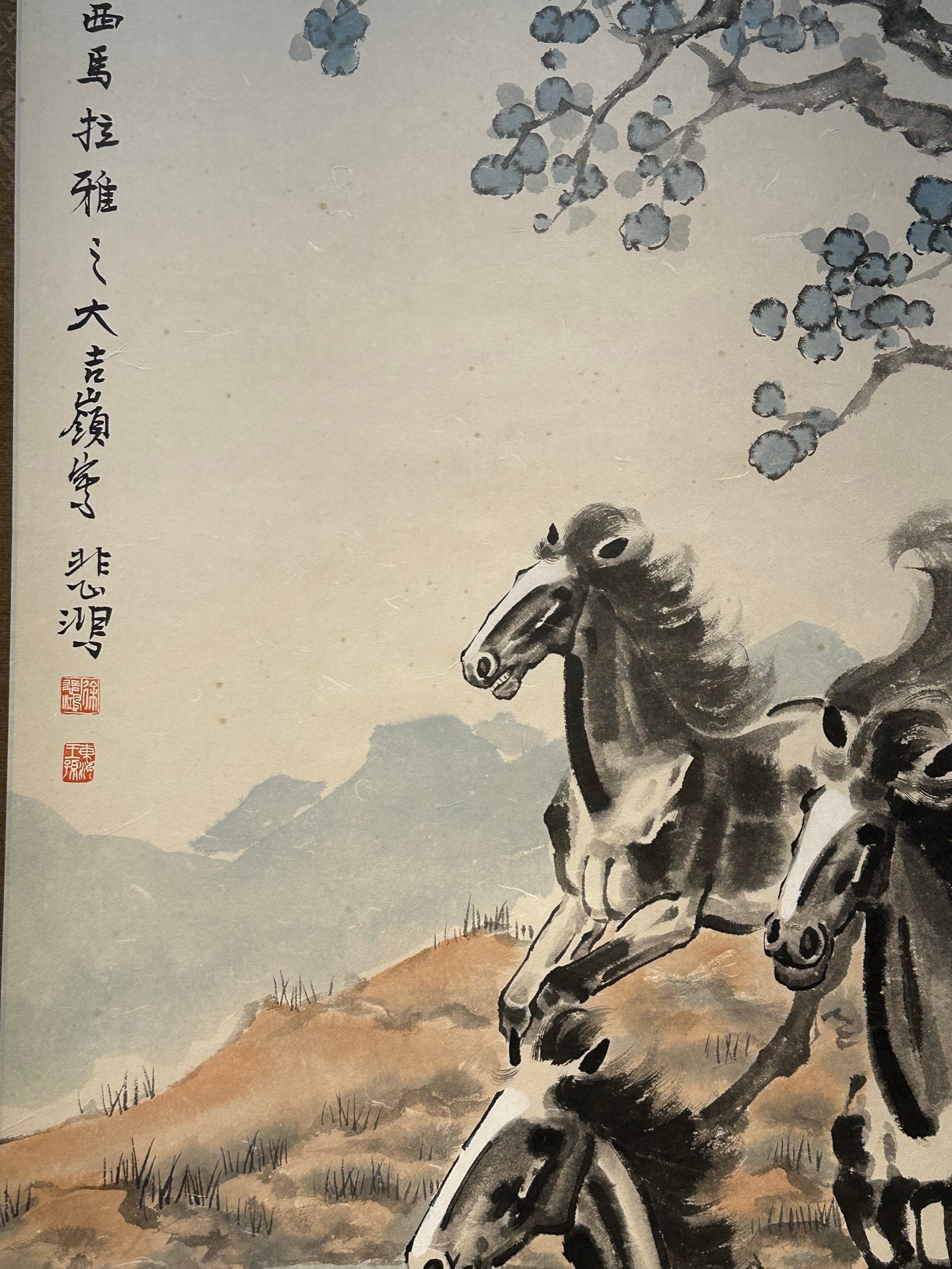 Chinese scroll painting Xu Beihong