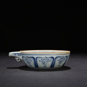 Yuan Dynasty blue and white lotus pond with mandarin duck pattern