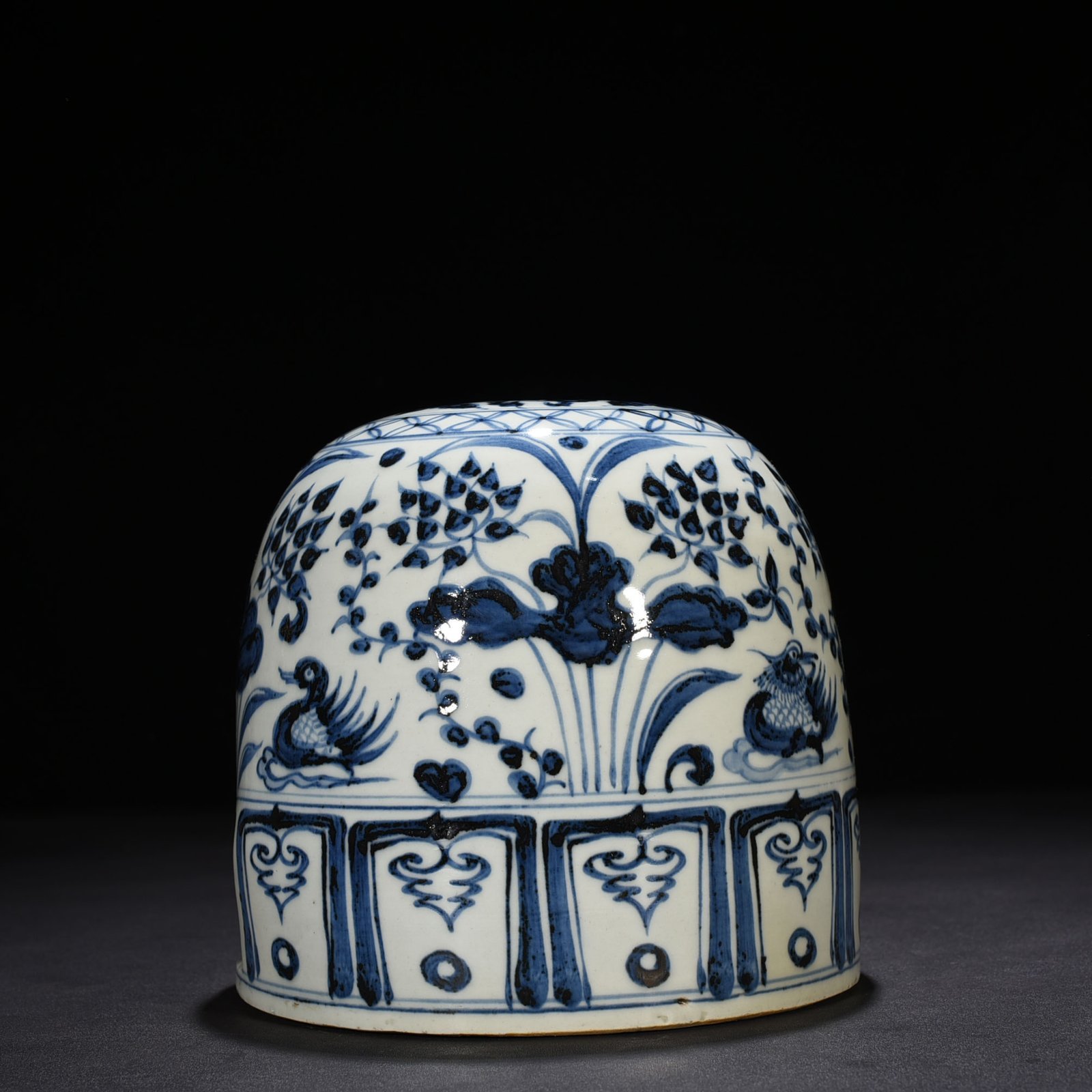 Yuan Dynasty Lotus Pond Yurt with Mandarin Duck Pattern