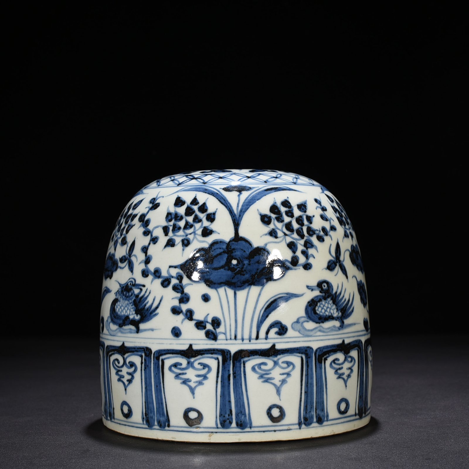 Yuan Dynasty Lotus Pond Yurt with Mandarin Duck Pattern
