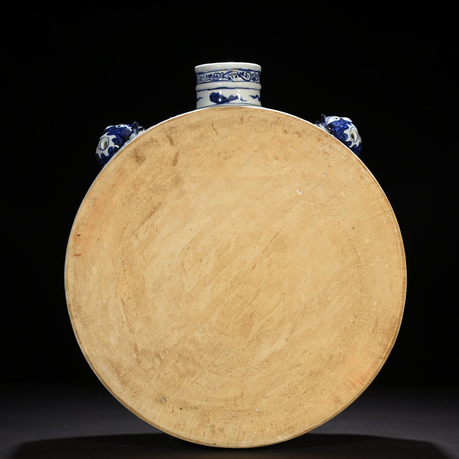 Yuan blue and white lying on the wall with figure pattern sleeping wall pot