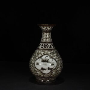 Song Dynasty Jizhou kiln jade pot with mandarin duck pattern spring vase