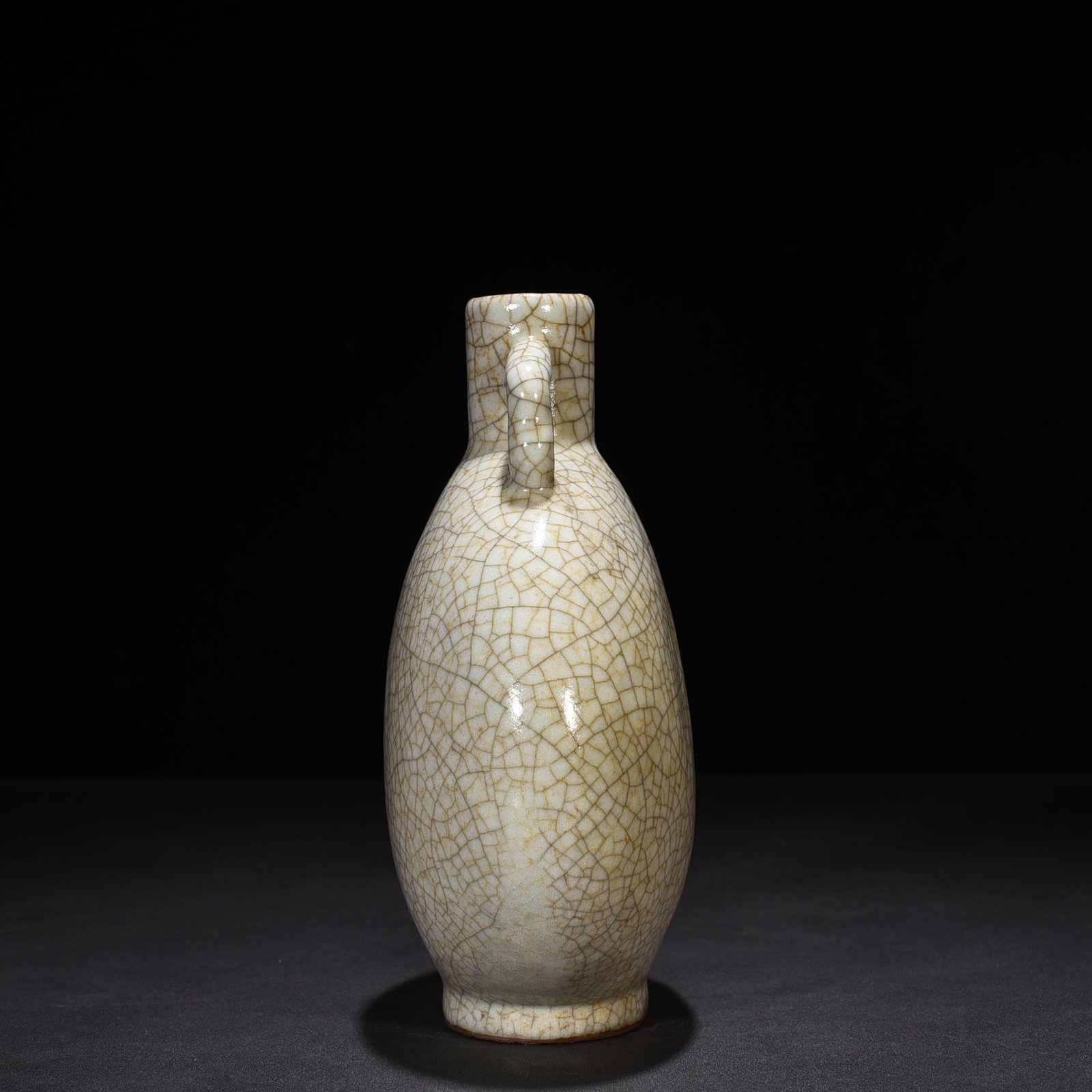 Song Dynasty Ge kiln flat bottle