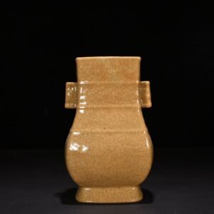 Song Dynasty Ge kiln square ear vase