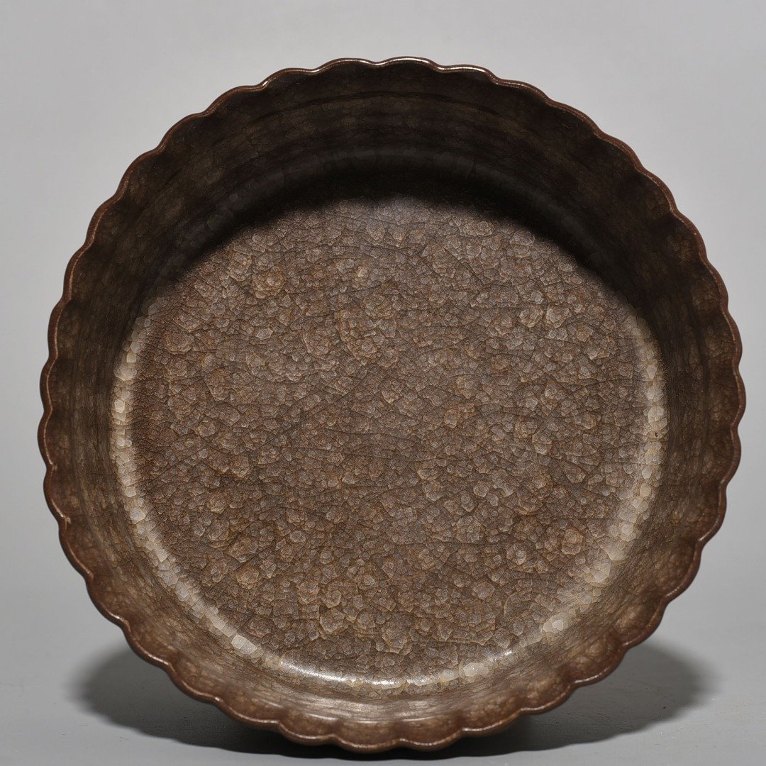 Song Dynasty Kiln Ice Crack Bundle Bamboo Brush Wash