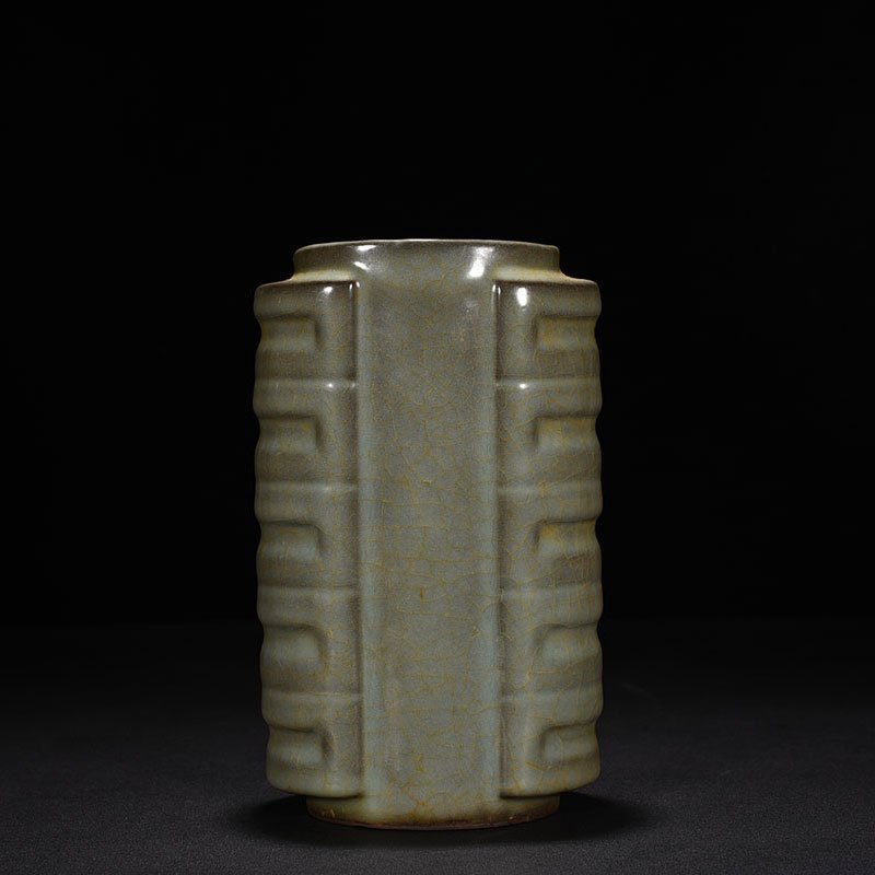 Song Dynasty flat vase Cong style vase