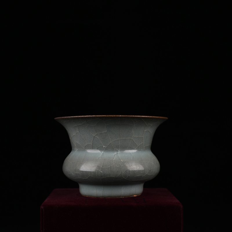 Song Dynasty official kiln slag bucket vase