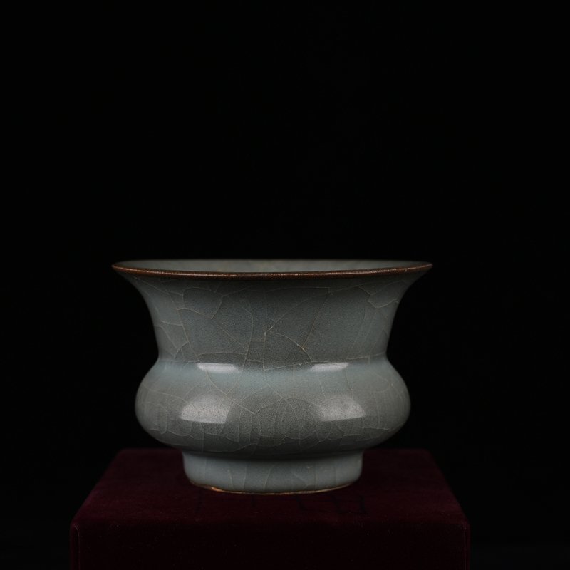Song Dynasty official kiln slag bucket vase