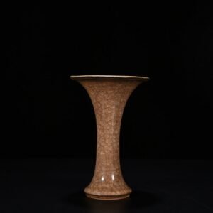 Song Guan kiln fried rice cracked flower goblet