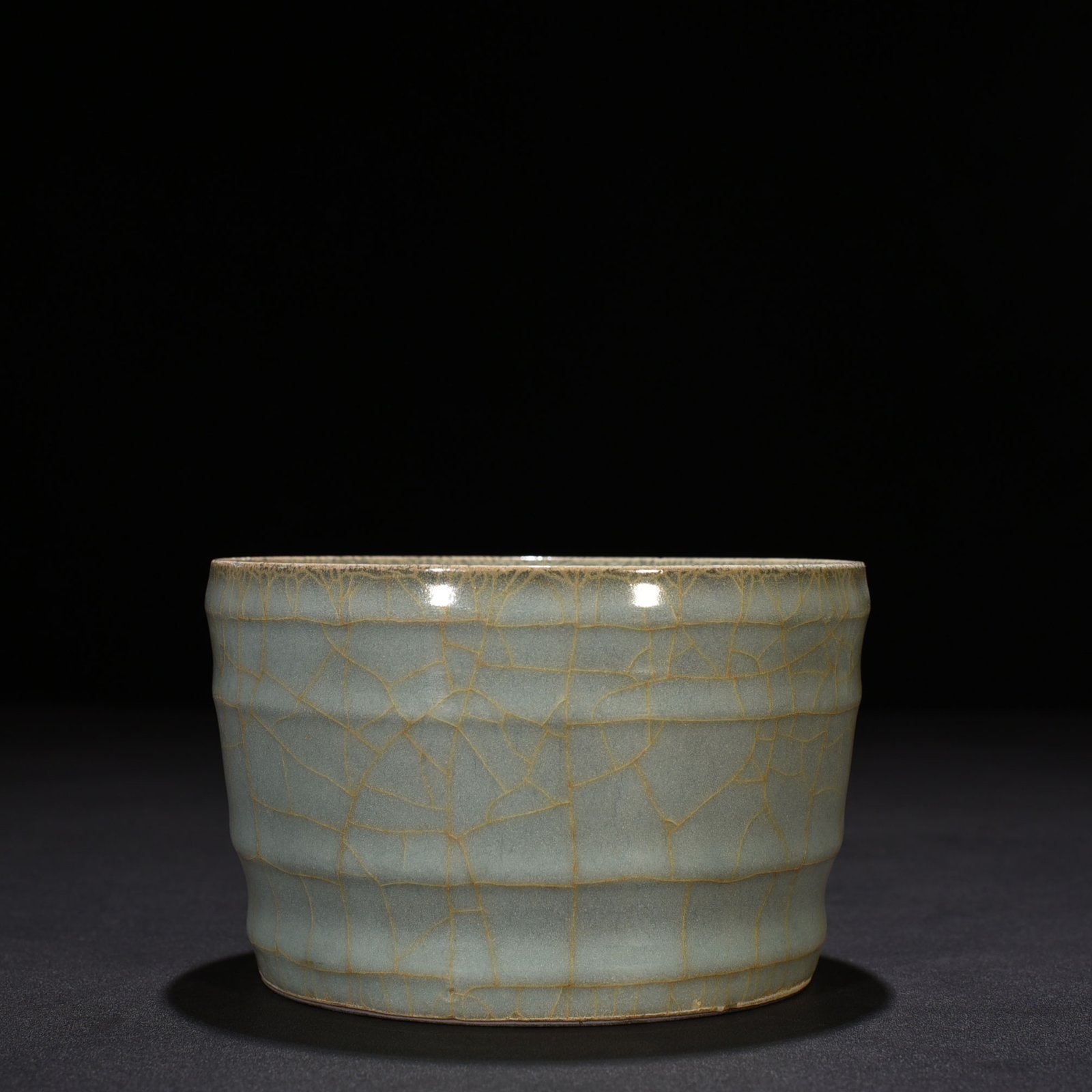 Song Dynasty official kiln dazzling pattern round wash