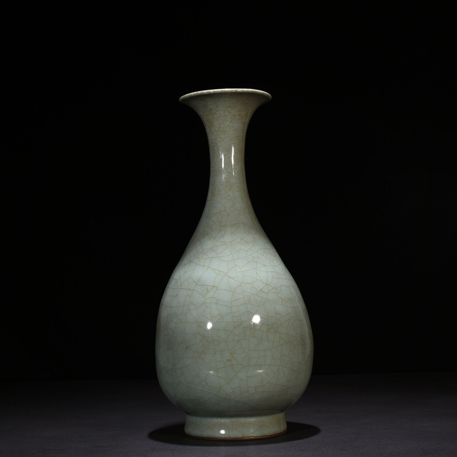 Song Dynasty official kiln jade pot spring vase