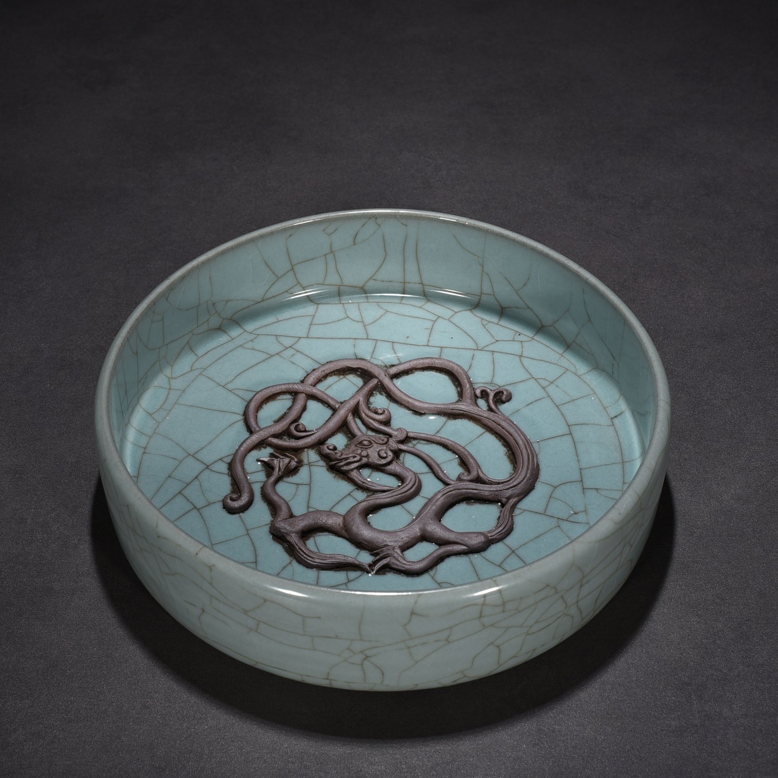 Song Dynasty official kiln panlong wash