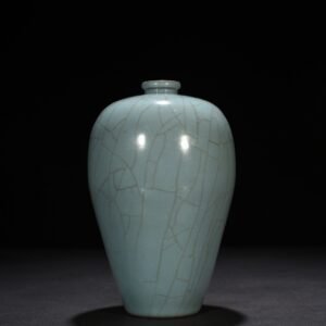 Song Dynasty official kiln celadon plum vase