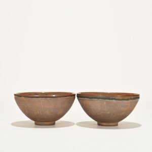 Song Dynasty Jian kiln engraved inscription lamp