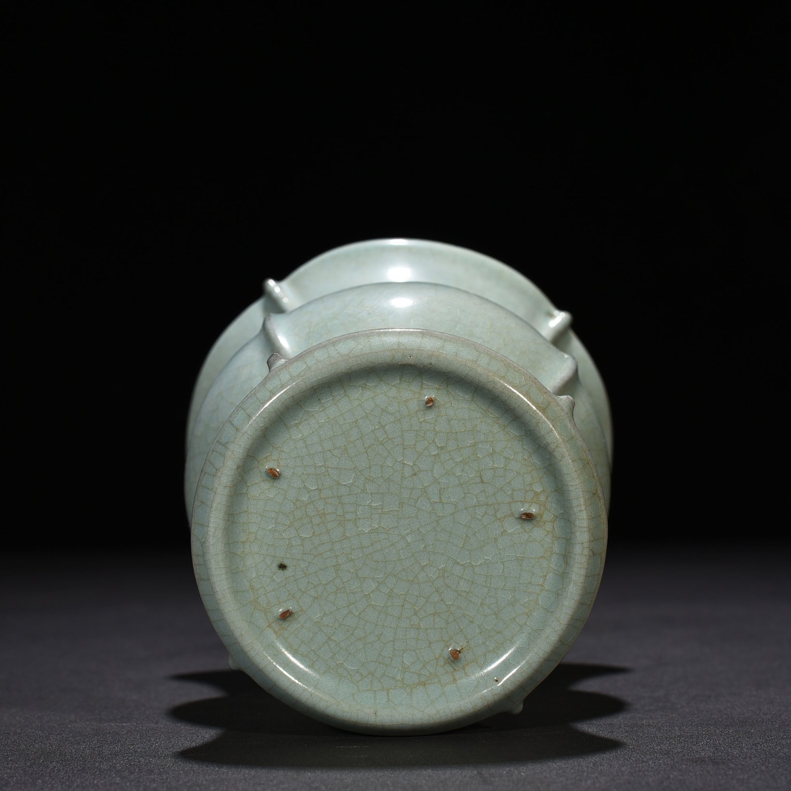 Song Dynasty Ru kiln azure glaze halberd vase