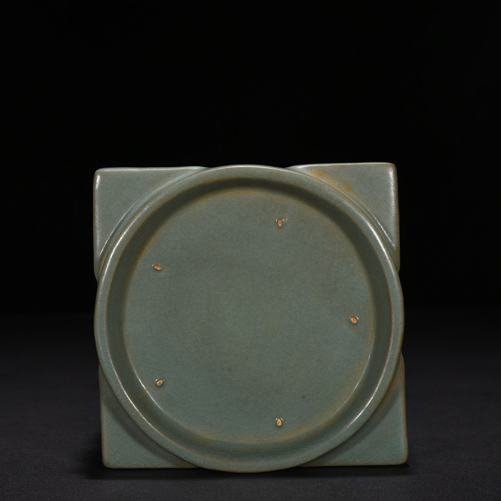 Song Dynasty Ru kiln azure glaze Cong style vase