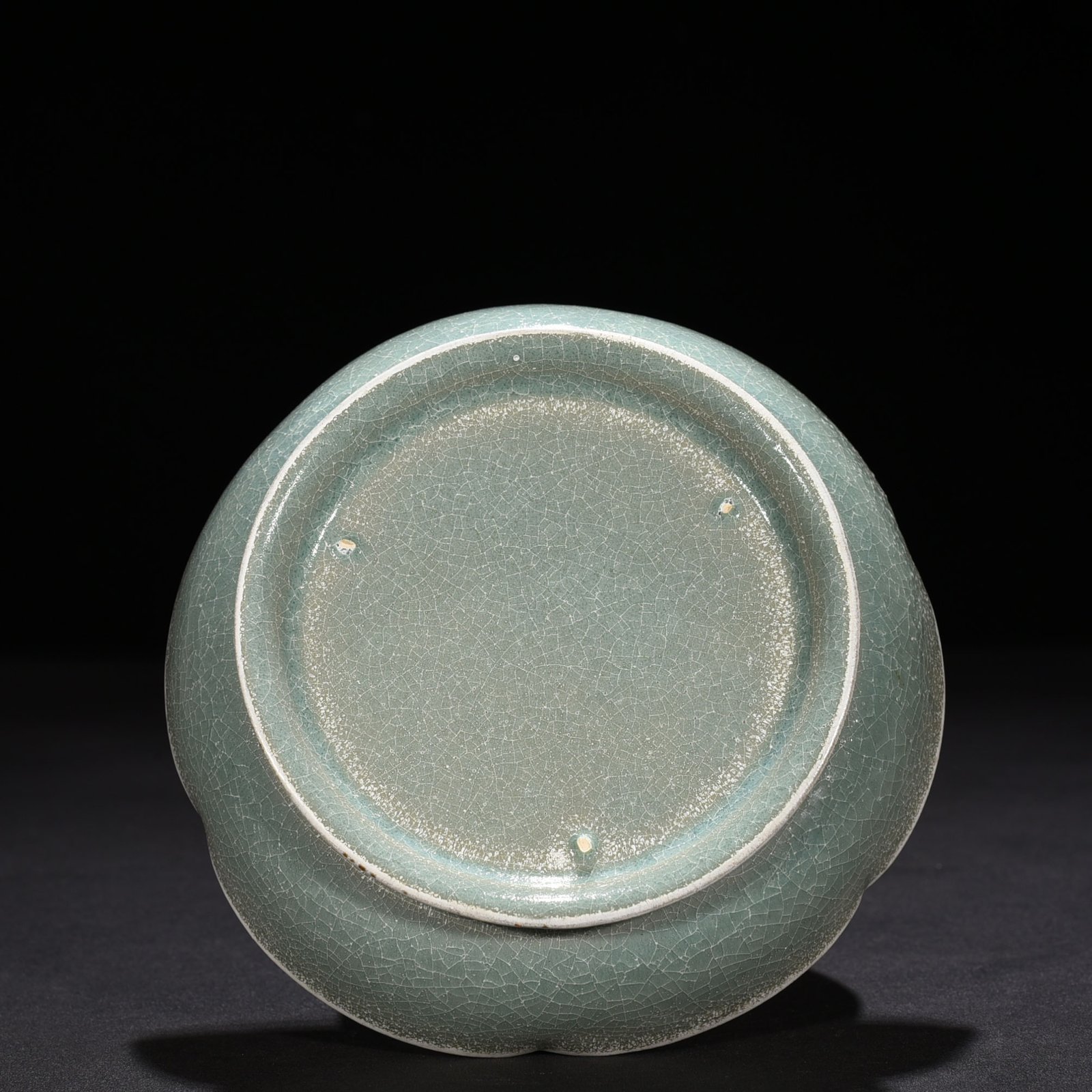 Song Dynasty Ru kiln azure glaze sunflower wash