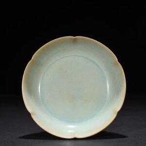 Song Dynasty Ru kiln azure glaze sunflower wash