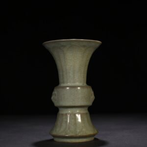 Song Dynasty Ru kiln celadon flower goblet of