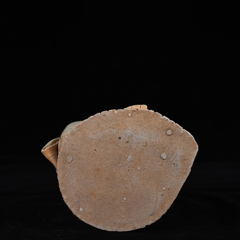 Song Dynasty Hutian kiln shadow celadon Arhat Buddha statue