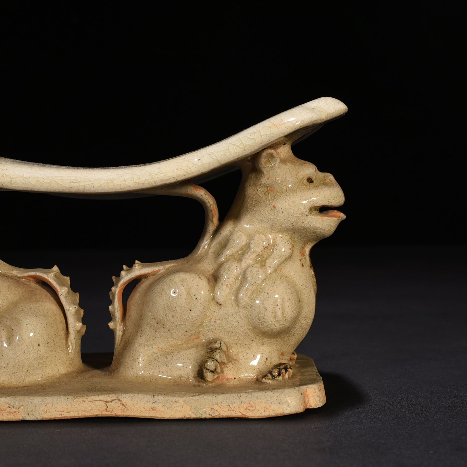 Song Dynasty Hutian Kiln Auspicious Animal Pillow
